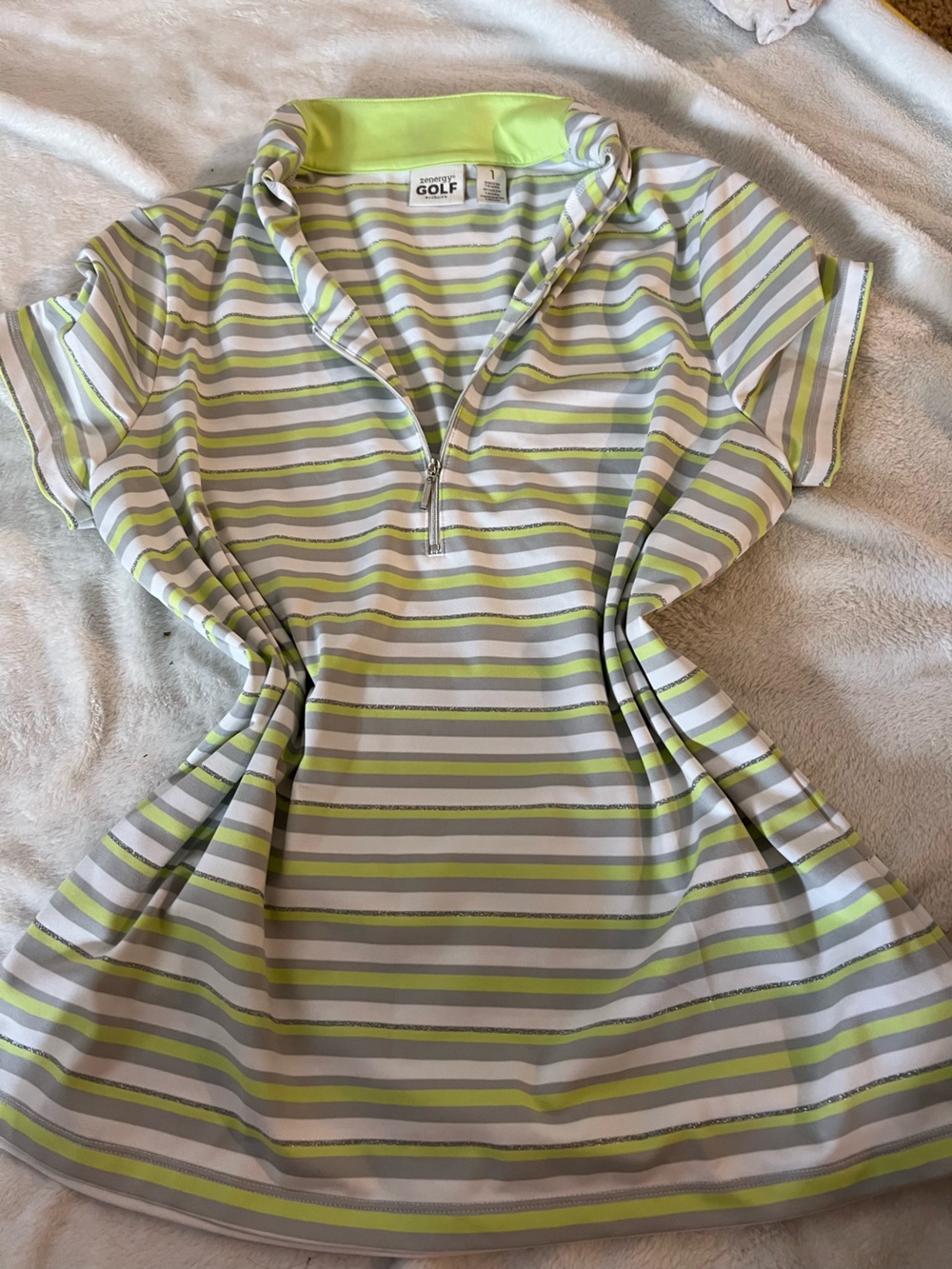 Zenergy striped Golf top